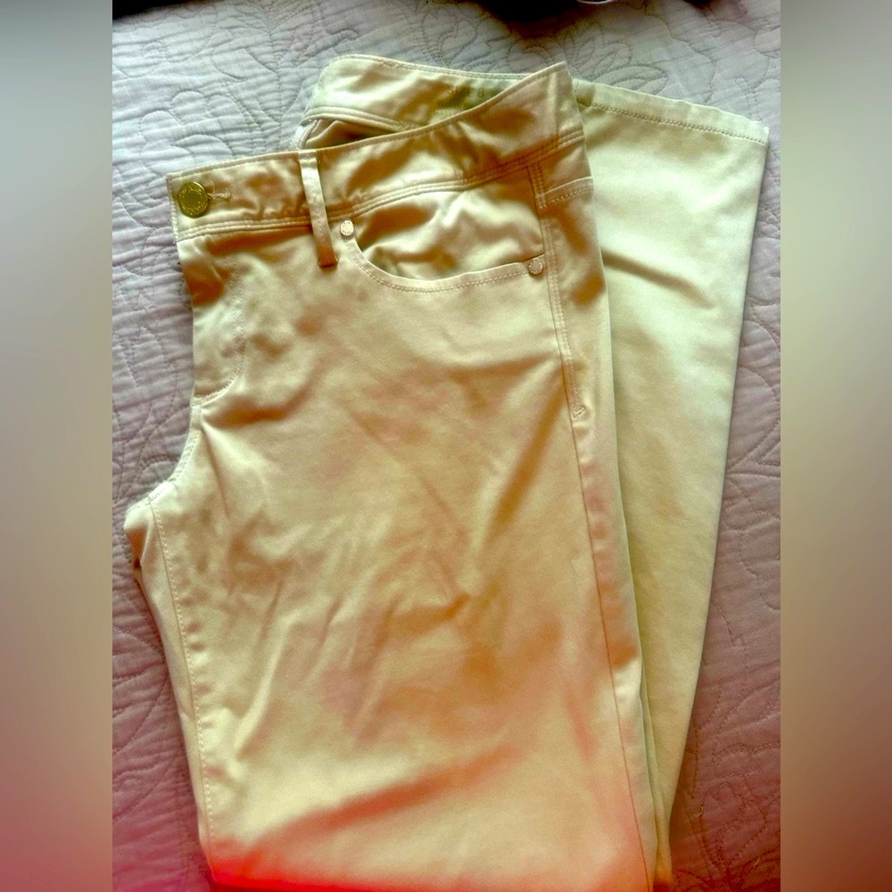 Lilly Pulitzer Worth pant, blue or tan.